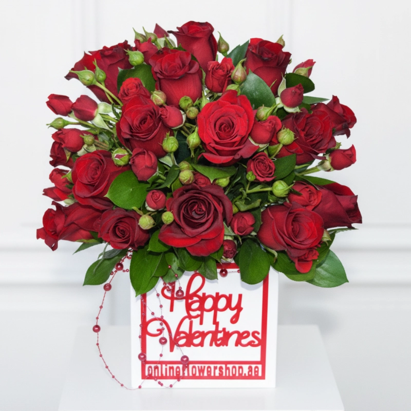 Happy Valentine Roses Bouquet